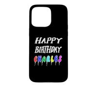 Custodia per iPhone 15 Pro Max Buon Compleanno Charles