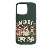 Custodia per iPhone 15 Pro Max Buon Natale Fantasmi Divertente Vacanza