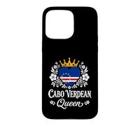 Custodia per iPhone 15 Pro Max Cabo Verdean Queen Cabo Verde Flag Proud Cabo Verdean Woman