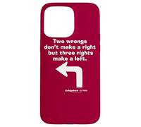 Custodia per iPhone 15 Pro Max Caddyshack Two Wrongs Don't Make a Right