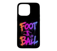 Custodia per iPhone 15 Pro Max Calcio Cool Graffiti Urban Streetwear Calcio Atleta