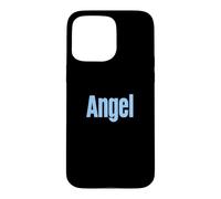 Custodia per iPhone 15 Pro Max Camicia con scritta "That Says Angel", design che dice angelo