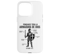 Custodia per iPhone 15 Pro Max Camiseta cristiana en espanol Versiculo Cristiani spagnoli