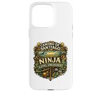 Custodia per iPhone 15 Pro Max Cammino di Santiago Livello Ninja sbloccato Sentiero