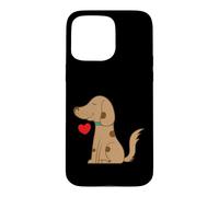 Custodia per iPhone 15 Pro Max Cane con cuore