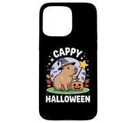 Custodia per iPhone 15 Pro Max Cappy Halloween Funny Cute Capybara Wizard Halloween