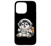 Custodia per iPhone 15 Pro Max Carino cartone animato Husky Spazio ed Explorer Astronauta Cane