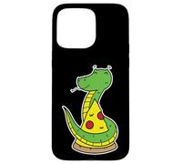 Custodia per iPhone 15 Pro Max Carino Vipera Con Una Pizza