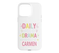 Custodia per iPhone 15 Pro Max CARMEN Personalized Name Funny Cute Custom CARMEN Name
