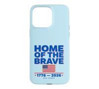 Custodia per iPhone 15 Pro Max Casa dei coraggiosi 1776 2026 America patriottica