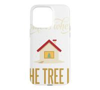 Custodia per iPhone 15 Pro Max Casa è dove l'albero è Natale
