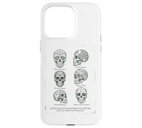 Custodia per iPhone 15 Pro Max Catalogo de calaveras de zuccheras guía de campo naturalista