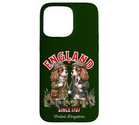 Custodia per iPhone 15 Pro Max Cavalier King Charles-Spaniel - Coppia di cani vaga in Inghilterra
