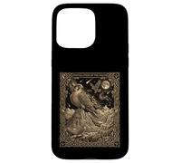 Custodia per iPhone 15 Pro Max Celestial Falcon Tarocchi Carta Costellazione Astronomia Montagna