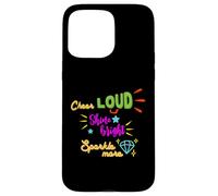 Custodia per iPhone 15 Pro Max Cheerleader Cheer Loud Shine Bright Cheerleaders regalo