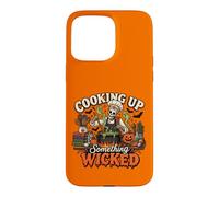 Custodia per iPhone 15 Pro Max Chef Cook Halloween Cucinare qualcosa di malvagio ristorante
