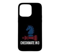 Custodia per iPhone 15 Pro Max Chess Checkmate In 3 Knight Defeats King