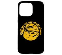 Custodia per iPhone 15 Pro Max Chiamami sul mio telefono Shell Ocean Beach Vibe