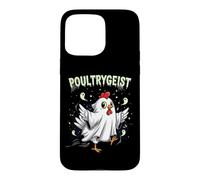 Custodia per iPhone 15 Pro Max Chicken Ghost Poultrygeist Halloween Costume Farmer