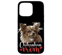Custodia per iPhone 15 Pro Max Chihuahua Mamma Capelli Lunghi Chiwawa Cane Il Cane Madre