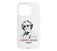 Custodia per iPhone 15 Pro Max Chopin Mood - Occhiali da sole divertenti con musica classica Frederic Chopin