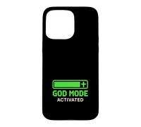 Custodia per iPhone 15 Pro Max Christian Gamer Modalità Dio Attivato XP Fede