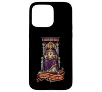 Custodia per iPhone 15 Pro Max Christus Vincit Cattolico Cristo Re Sacro Cuore