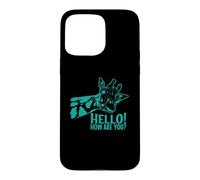 Custodia per iPhone 15 Pro Max Ciao Come stai? Giraffa esotico Animale