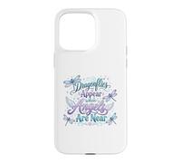 Custodia per iPhone 15 Pro Max Citazione spirituale della libellula Angelo Remembrance