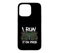 Custodia per iPhone 15 Pro Max Coder DevOps I Run It On Prod Hacker Skull