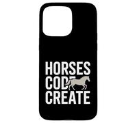 Custodia per iPhone 15 Pro Max Codice cavalli Crea un amante del programmatore equestre