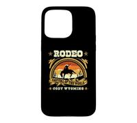 Custodia per iPhone 15 Pro Max Cody Wyoming Rodeo Capitale del World Tourist Souvenir