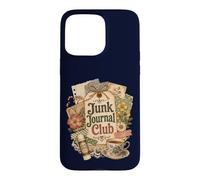 Custodia per iPhone 15 Pro Max Collage di carta vintage Junk Journal Club