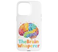 Custodia per iPhone 15 Pro Max Colorful Love Science Anatomia umana Il sussurro al cervello