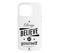 Custodia per iPhone 15 Pro Max Cool Always Believe in Yourself Illustration Graphic Designs