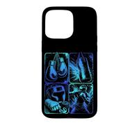 Custodia per iPhone 15 Pro Max Cool Boxe Guantoni Boxe Punching Bag Fitness