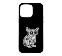 Custodia per iPhone 15 Pro Max Cool Galago Occhiali Disegno Bush Baby