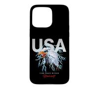 Custodia per iPhone 15 Pro Max Cool USA Eagle With wild Quotes Illustration Graphic Designs