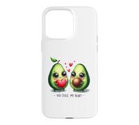 Custodia per iPhone 15 Pro Max Coppia carina di avocado che hai rubato il mio cuore amore