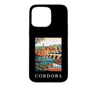 Custodia per iPhone 15 Pro Max Cordoba Spagna Storico Riverside Architettura Vintage Viaggi