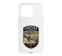 Custodia per iPhone 15 Pro Max Cortina d'Ampezzo Sciare Famiglia Cortina Dolomiti