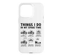 Custodia per iPhone 15 Pro Max Cose che faccio nel mio tempo libero Motociclista