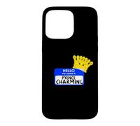 Custodia per iPhone 15 Pro Max costume di Halloween facile My Name Is PRINCE CHARMING Corona