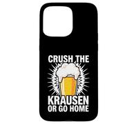 Custodia per iPhone 15 Pro Max Craft Beer Homebrewer Crush The Krausen Or Go Home