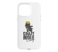 Custodia per iPhone 15 Pro Max Crazy Mole Lady Animal Tumulo