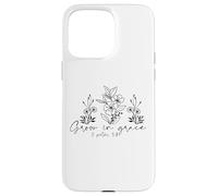 Custodia per iPhone 15 Pro Max Crescere in grazia uomini e donne cristiani grati grati grati