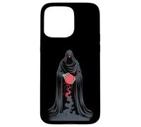 Custodia per iPhone 15 Pro Max Crimson Orb Warden - Opera d'arte dell'entità ombra