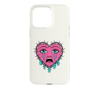 Custodia per iPhone 15 Pro Max Crying Heart Tattoo - Traditional Old School Tattooed Inked