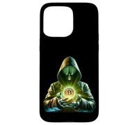 Custodia per iPhone 15 Pro Max Crypto Hooded Mage Digital Coin Energy