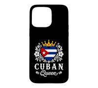 Custodia per iPhone 15 Pro Max Cuban Queen Cuba Flag Proud Cuban Woman
